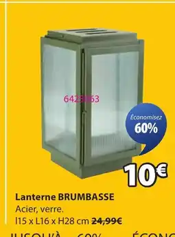 JYSK BRUMBASSE Lanterne offre