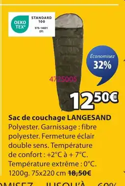 JYSK LANGESAND Sac de couchage offre