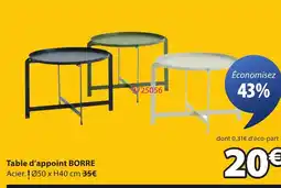 JYSK BORRE Table d'appoint offre