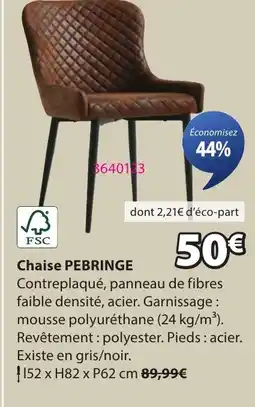 JYSK PEBRINGE Chaise offre