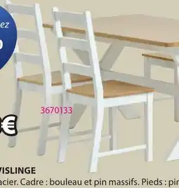 JYSK VISLINGE Table offre