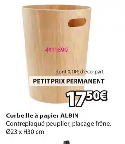 JYSK ALBIN Corbeille à papier offre