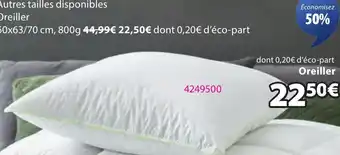 JYSK Oreiller offre