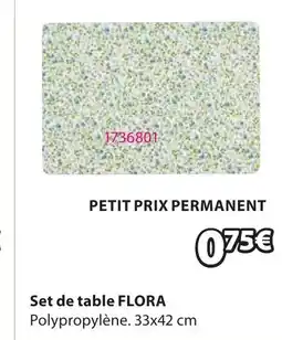 JYSK FLORA Set de table offre
