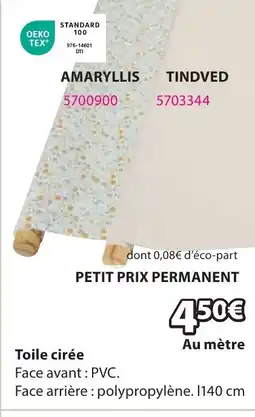 JYSK Toile cirée offre