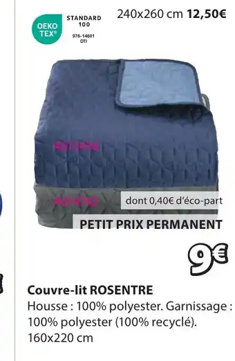 JYSK ROSENTRE Couvre-lit offre