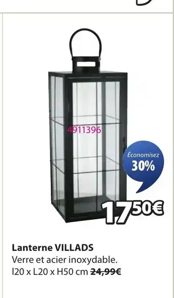JYSK VILLADS Lanterne offre