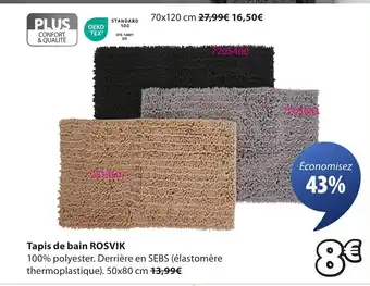 JYSK ROSVIK Tapis de bain offre