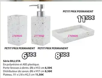 JYSK BILLSTA Série offre