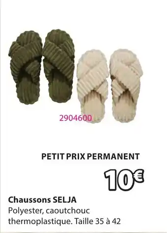 JYSK SELJA Chaussons offre