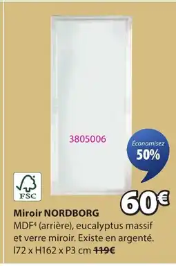 JYSK NORDBORG Miroir offre