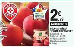 E.Leclerc Express Pêches filière panier du primeur offre