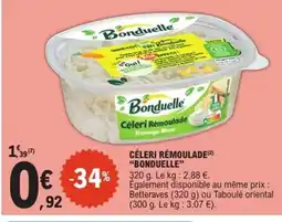 E.Leclerc Express BONDUELLE Céleri rémoulade offre