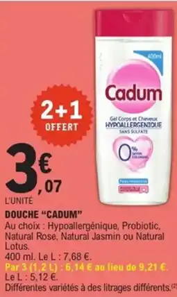 E.Leclerc Express CADUM Douche offre