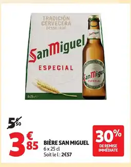 Auchan SAN MIGUEL Bière offre