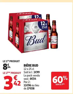Auchan BUD Bière offre