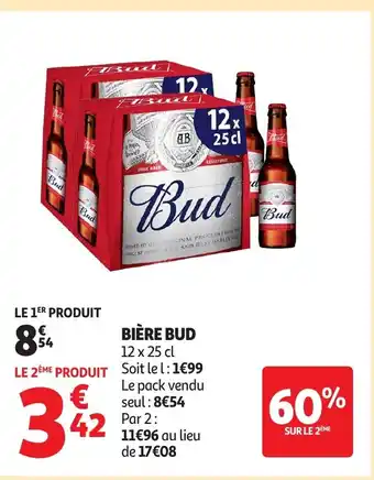 Auchan BUD Bière offre