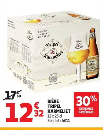 Auchan TRIPEL KARMELIET Bière offre