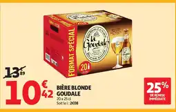 Auchan GOUDALE Bière blonde offre