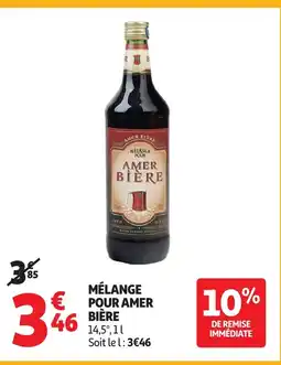Auchan AMER BIÈRE Mélange pour offre