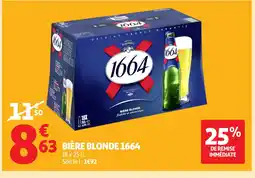Auchan 1664 Bière blonde offre