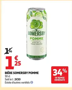 Auchan SOMERSBY POMME Bière offre