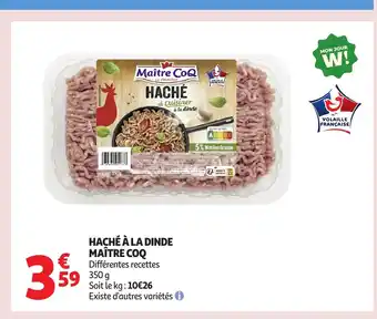 Auchan MAÎTRE COQ Haché à la dinde offre