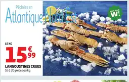 Auchan Langoustines crues offre