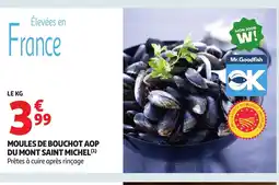 Auchan Moules de bouchot aop du mont saint michel offre