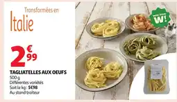 Auchan Tagliatelles aux oeufs offre