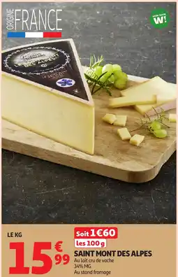 Auchan Saint mont des alpes offre
