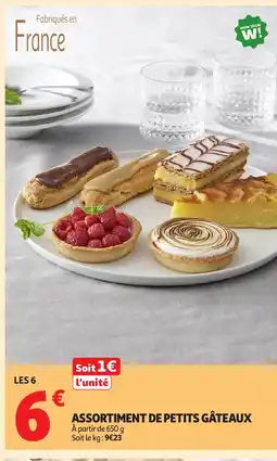 Auchan Assortiment de petits gâteaux offre