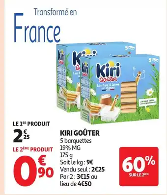 Auchan KIRI Goûter offre