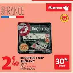 Auchan AUCHAN Roquefort aop offre
