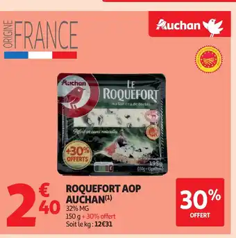Auchan AUCHAN Roquefort aop offre