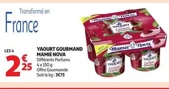 Auchan MAMIE NOVA Yaourt gourmand offre