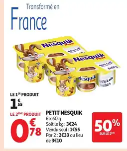 Auchan NESQUIK Petit offre