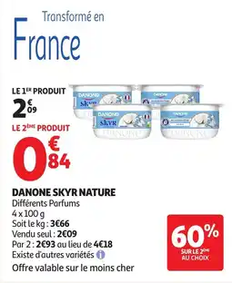 Auchan DANONE Skyr nature offre