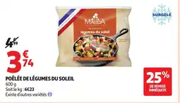 Auchan Poêlée de légumes du soleil offre