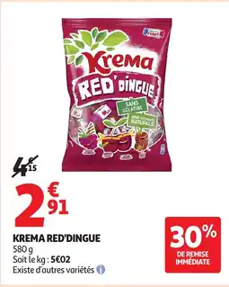 Auchan KREMA Red dingue offre