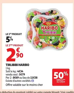 Auchan HARIBO Tirlibibi offre