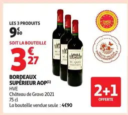 Auchan Bordeaux supérieur aop offre