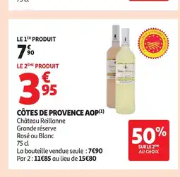 Auchan Côtes de provence aop offre