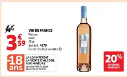 Auchan Vin de france offre