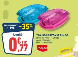 Bureau Vallée MAPED Taille-crayon c pulse offre