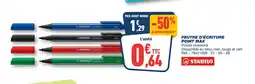 Bureau Vallée STABILO Feutre d'écriture point max offre