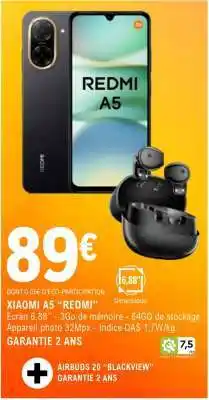 E.Leclerc XIAOMI A5 “REDMI” offre
