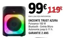 E.Leclerc ENCEINTE TRUST AZURA offre