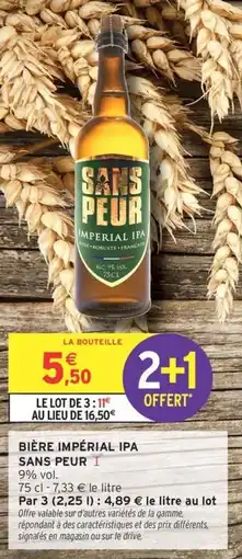 Intermarché Bière impérial ipa sans peur offre