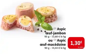 Colruyt Aspic œuf-macédoine offre